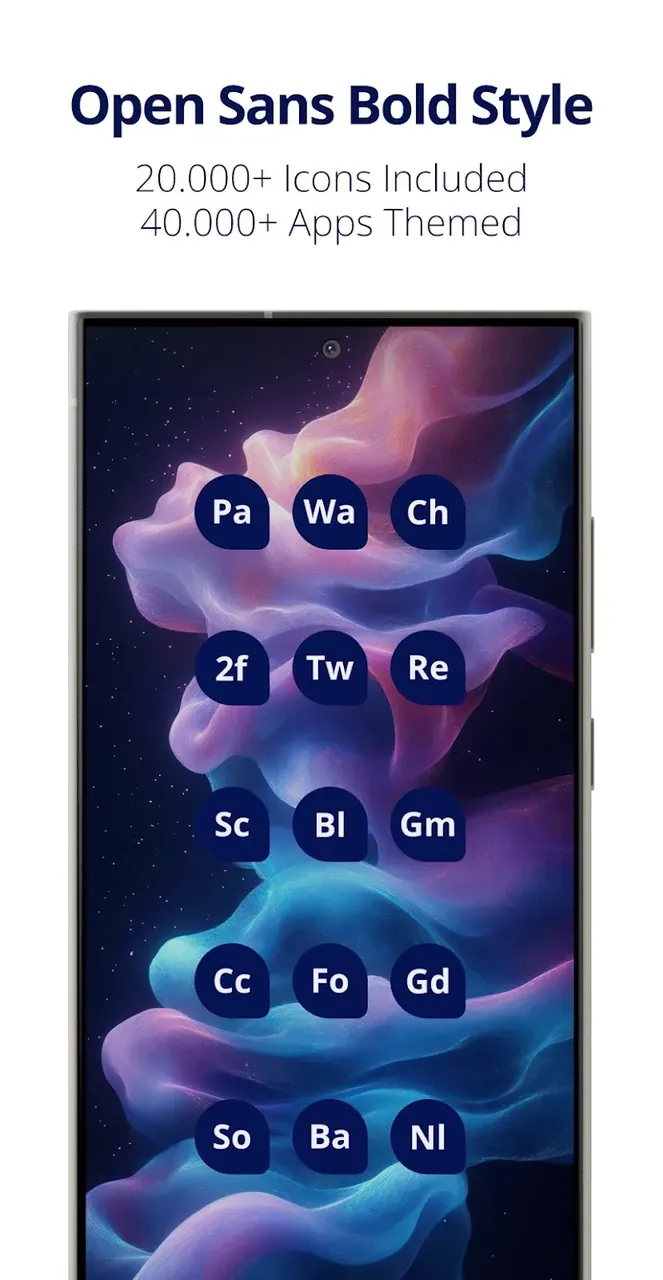 Letters Material You Icon Pack screenshot 3