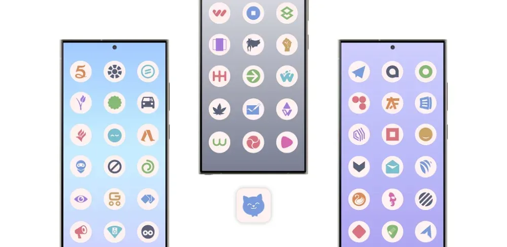 Pastel Light Icon Pack screenshot 1