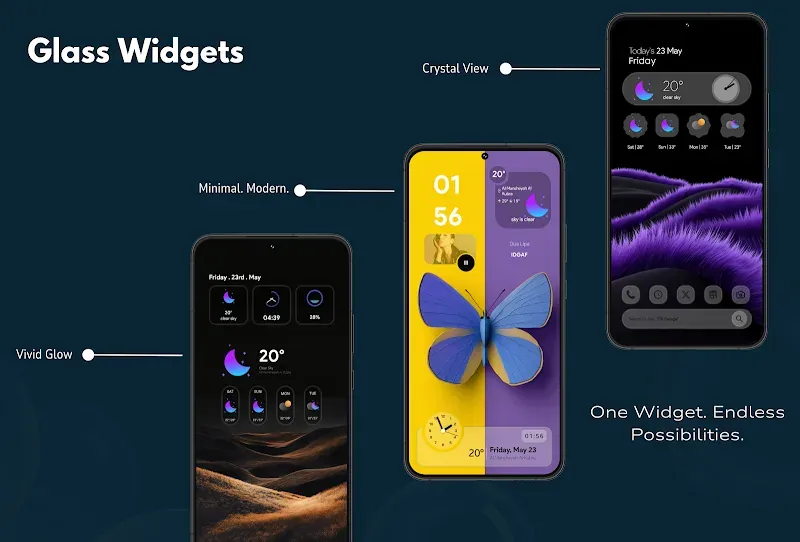 Glass Widgets screenshot 5