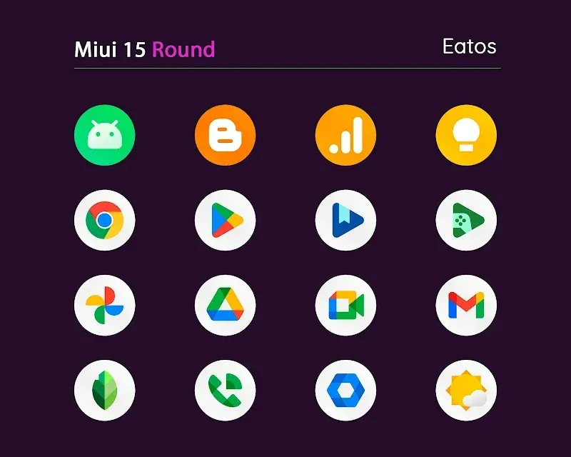 Miui 15 - Icon Pack (Round) screenshot 6