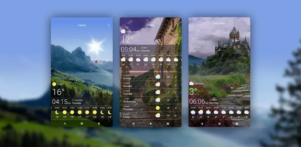 Weather Live Wallpapers screenshot 1