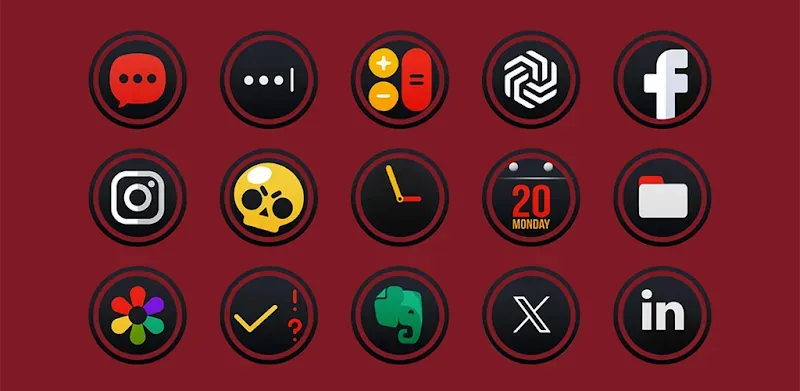 Mator Dark icon pack screenshot 3