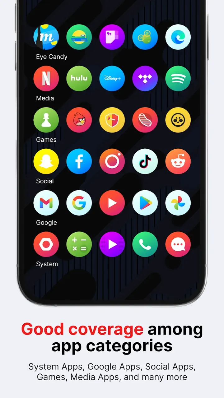 Hera Icon Pack: Circle Icons screenshot 5