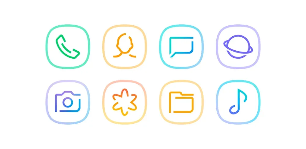 Eurux White - Icon Pack screenshot 1