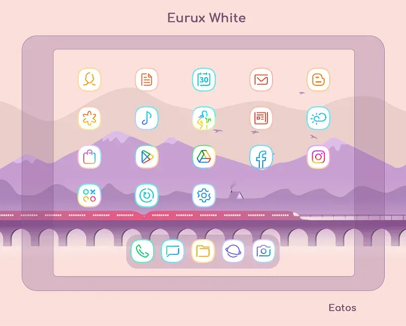 Eurux White - Icon Pack screenshot 6