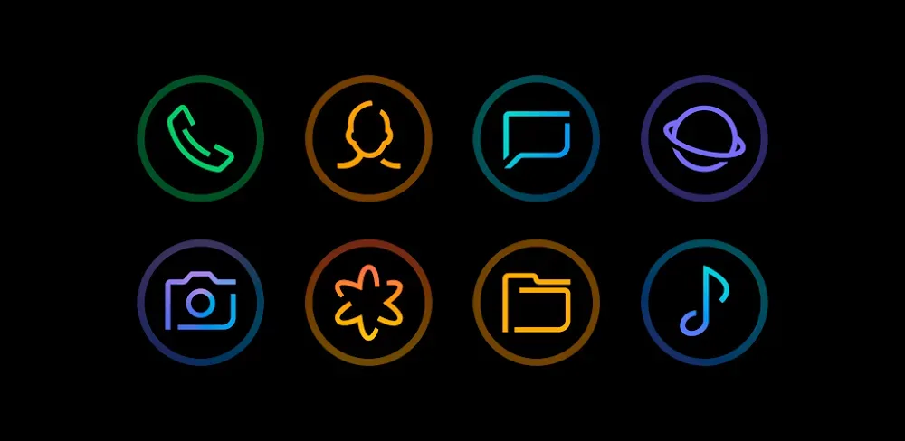 Horux - Icon Pack (Round) screenshot 1
