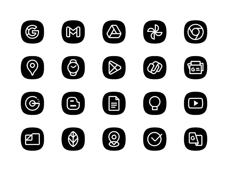 Blaux Black - Icon Pack screenshot 4
