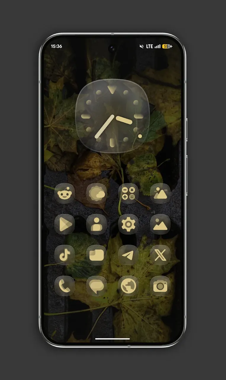 Glassy Material You Icons screenshot 2