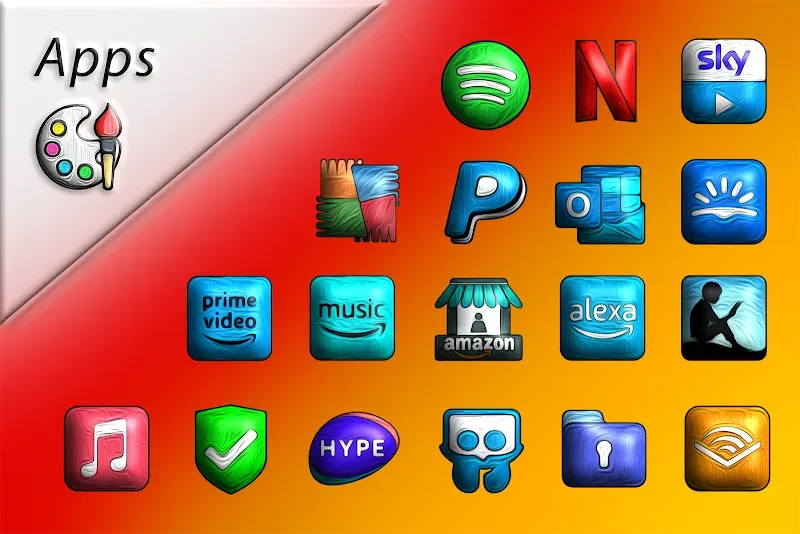 Painting 3D - Icon Pack Screenshot 5