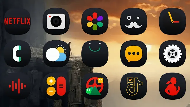 OneUI 7 Dark - Icon Pack screenshot 2