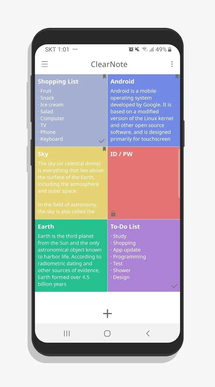 ClearNote screenshot 2