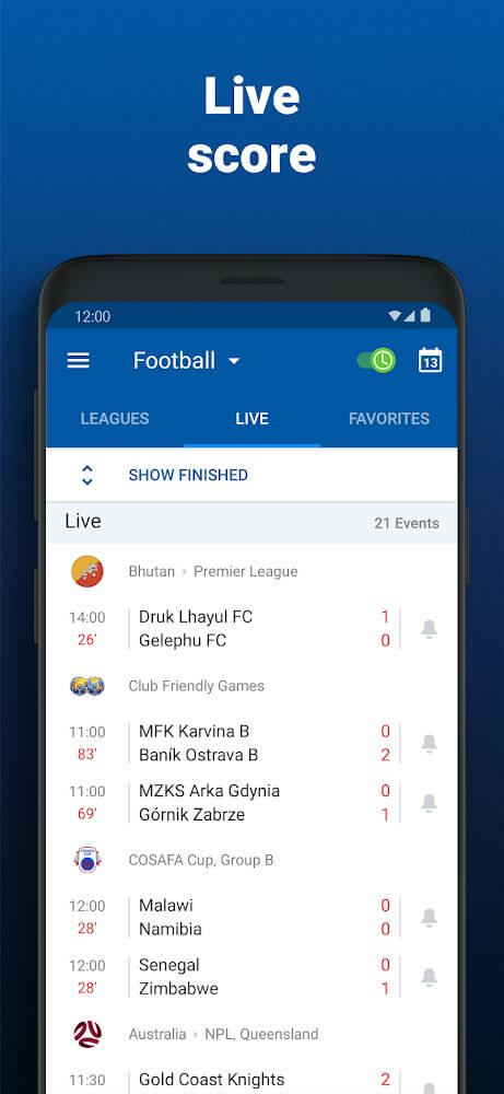 SofaScore screenshot 2