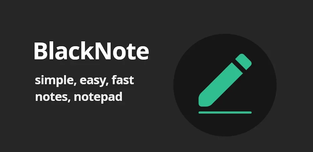 BlackNote interface preview
