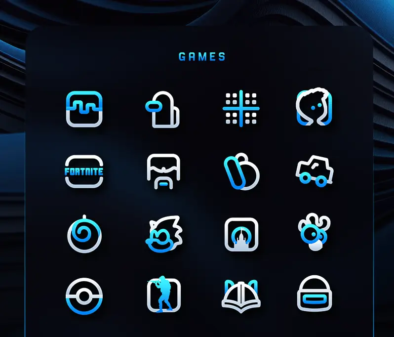 BlueLine IconPack screenshot 5