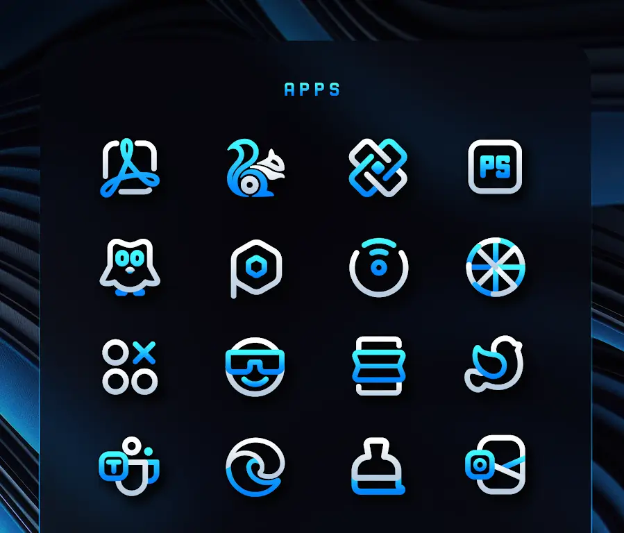 BlueLine IconPack screenshot 4