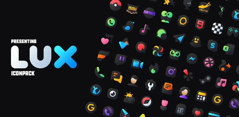 LuX IconPack screenshot 1