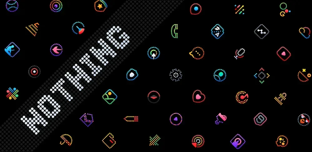 Neon: Dots Iconpack screenshot 1