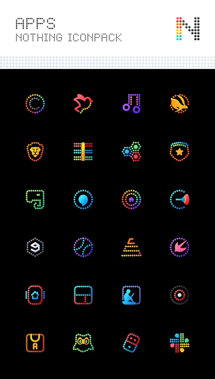 Neon: Dots Iconpack screenshot 6