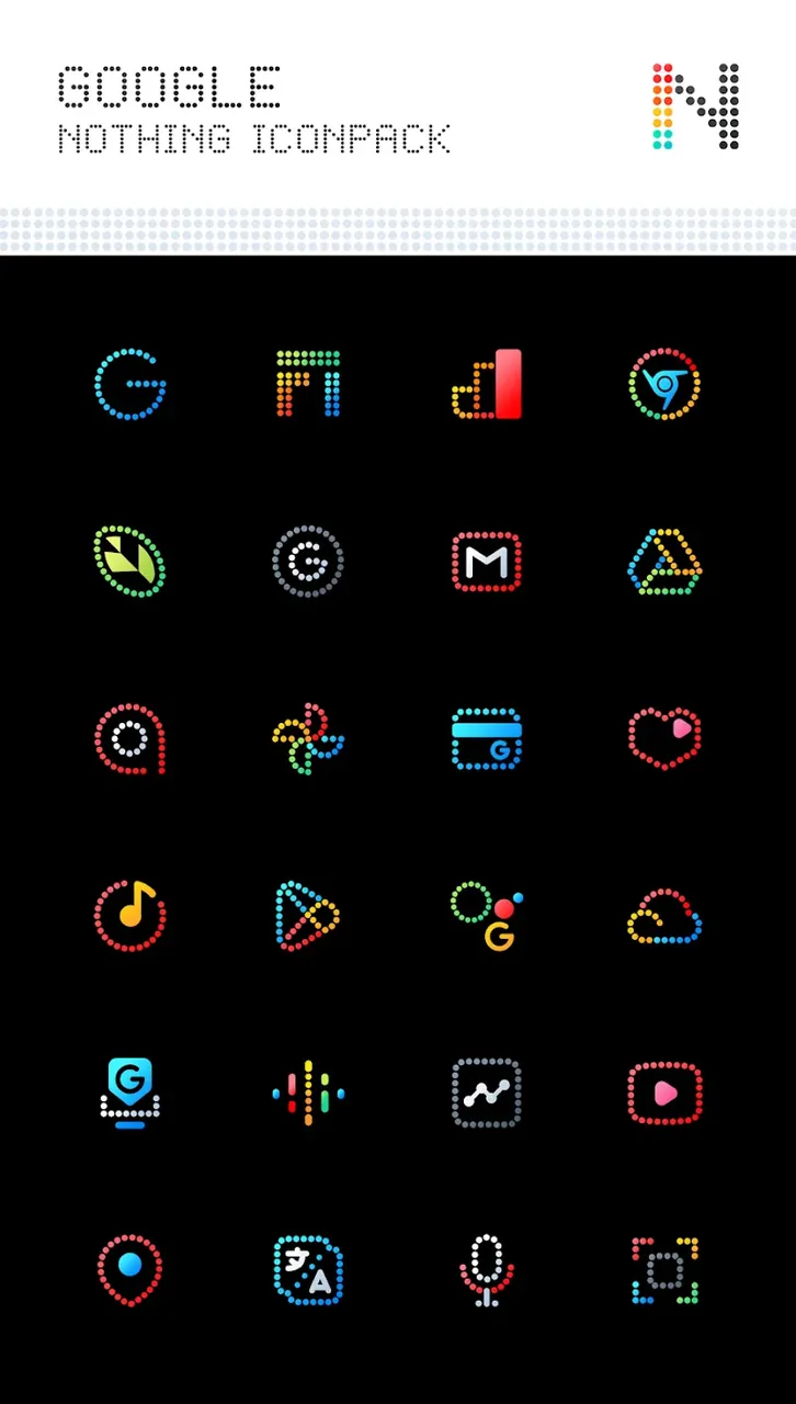 Neon: Dots Iconpack screenshot 5