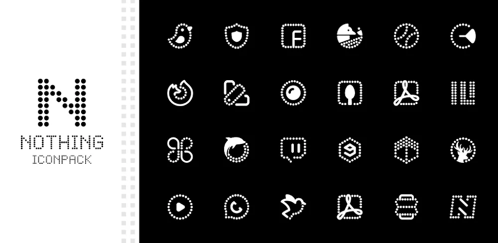 Nothing Icon Pack screenshot 1