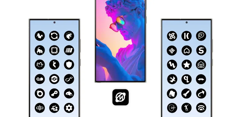 Nova OLED Icon Pack screenshot 1