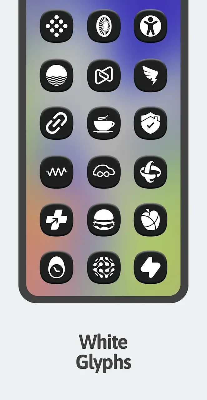 One 3D Dark Icon Pack screenshot 6