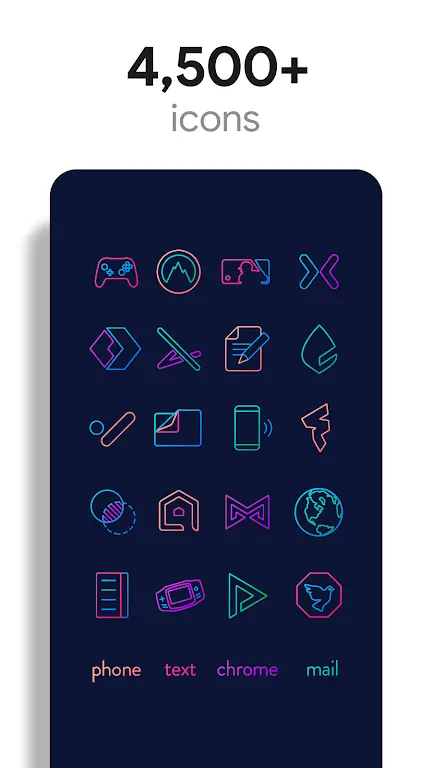 Lines Chroma - Icon Pack screenshot 5