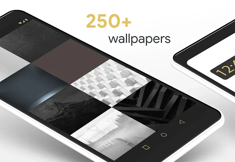 Lines Gold Pro - Icon Pack screenshot 5