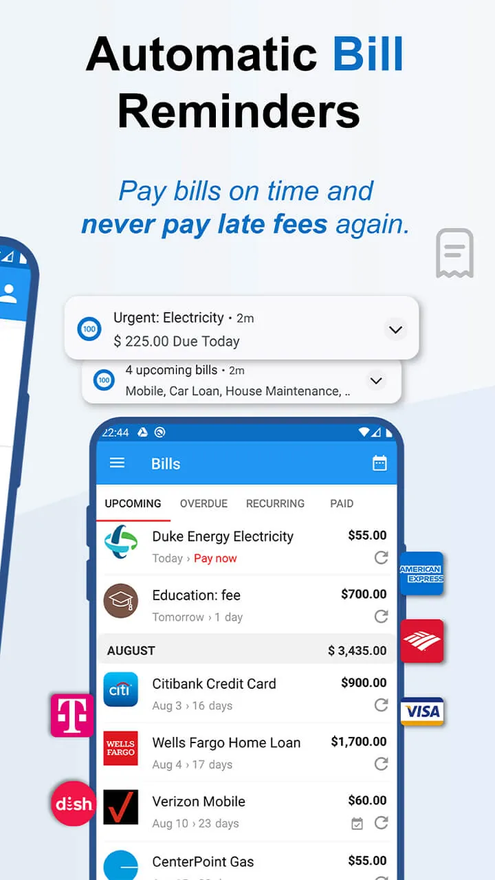 Bill Payment Organizer, Budget screenshot 7