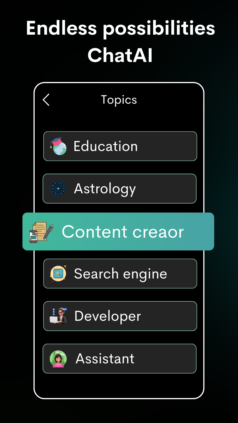 Chat AI - AI Chatbot Assistant screenshot 1