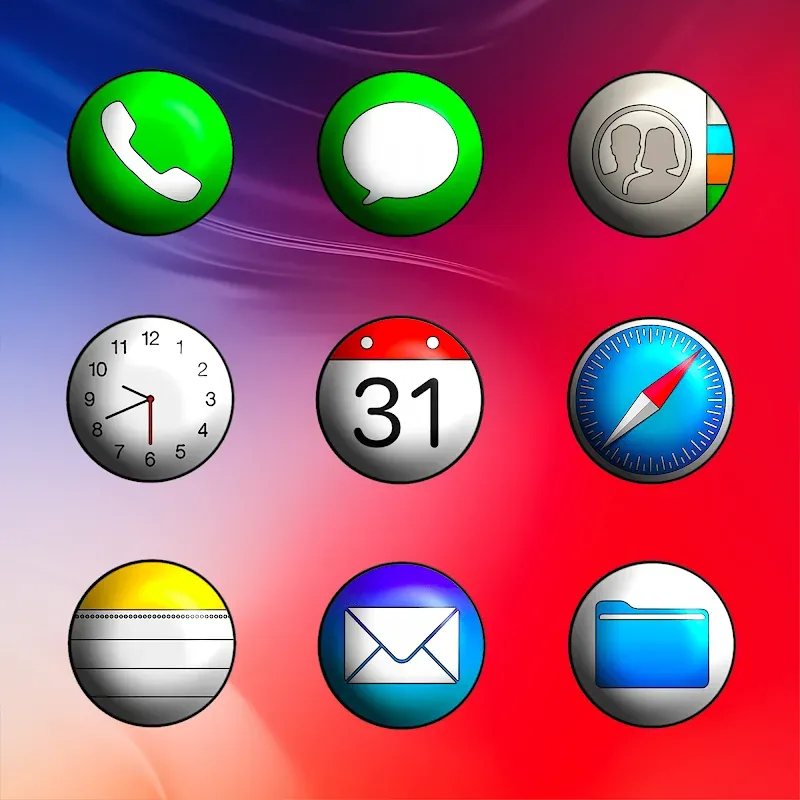 CRiOS Circle 3D - Icon Pack screenshot 3