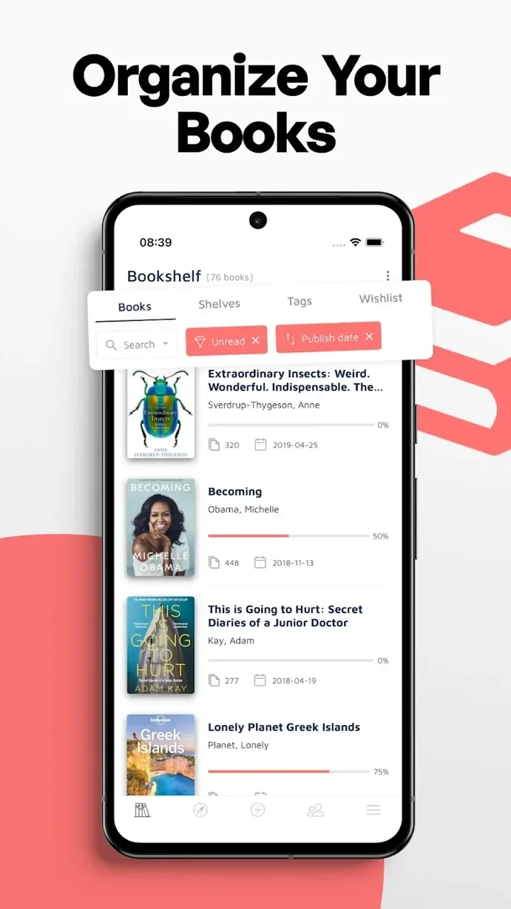 Bookshelf-Your virtual library screenshot 2