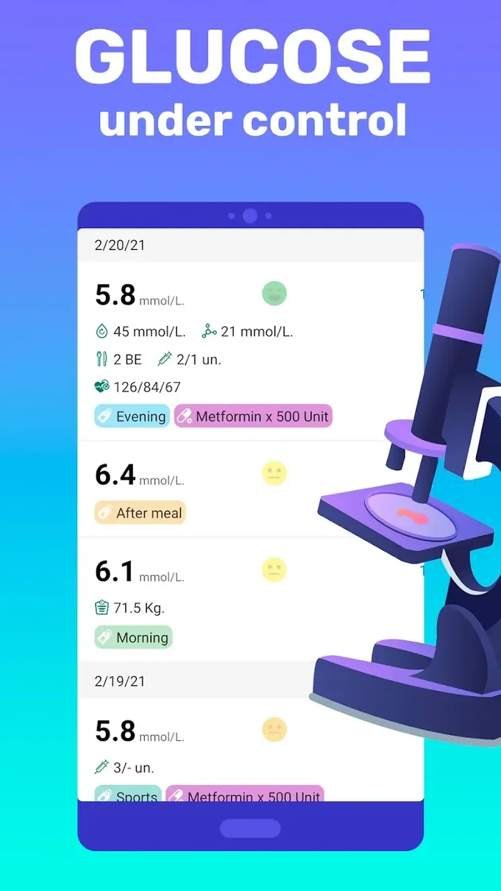 Glucose tracker screenshot 4