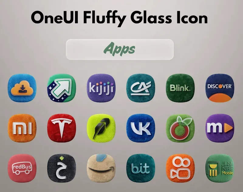 OneUI Fluffy Glass Icons screenshot 5
