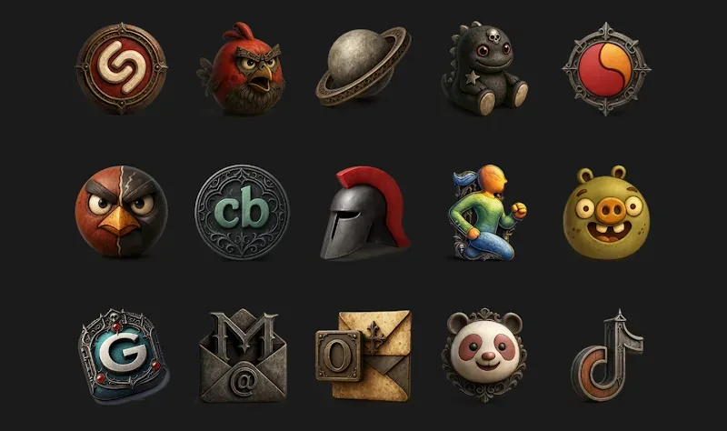 Goth - Icon Pack screenshot 5
