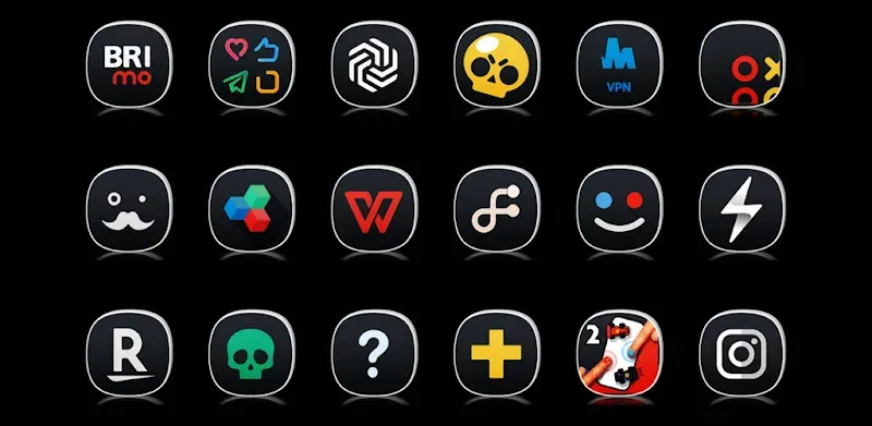 1UI7 DarkR Icon Pack screenshot 2