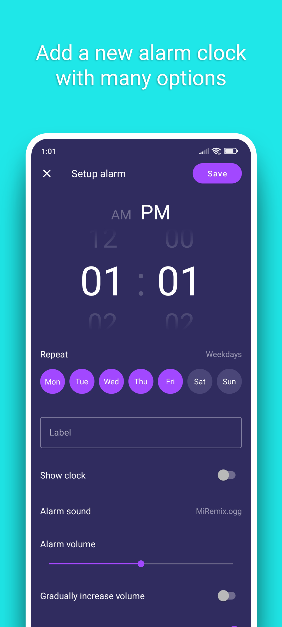 Smart Alarm Clock screenshot 1