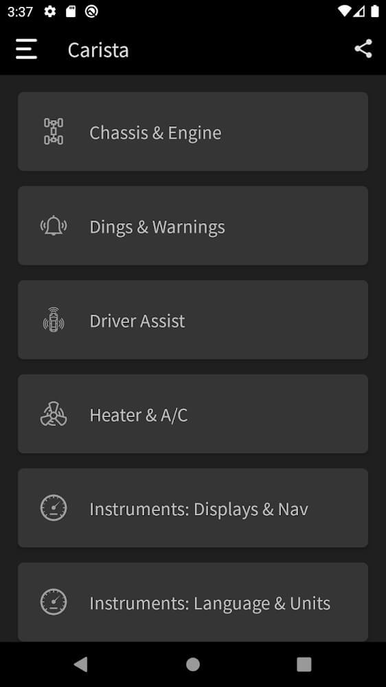 Carista OBD2 screenshot 6