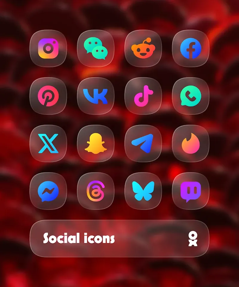 One UI Glass Color Icon Pack screenshot 4