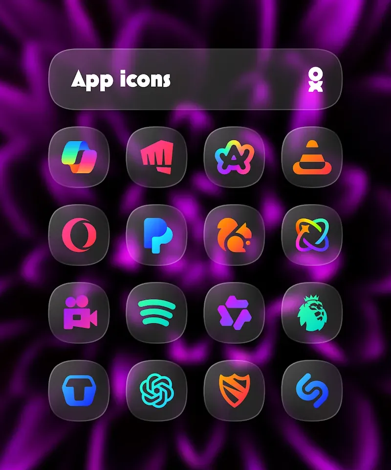 One UI Glass Color Icon Pack screenshot 5