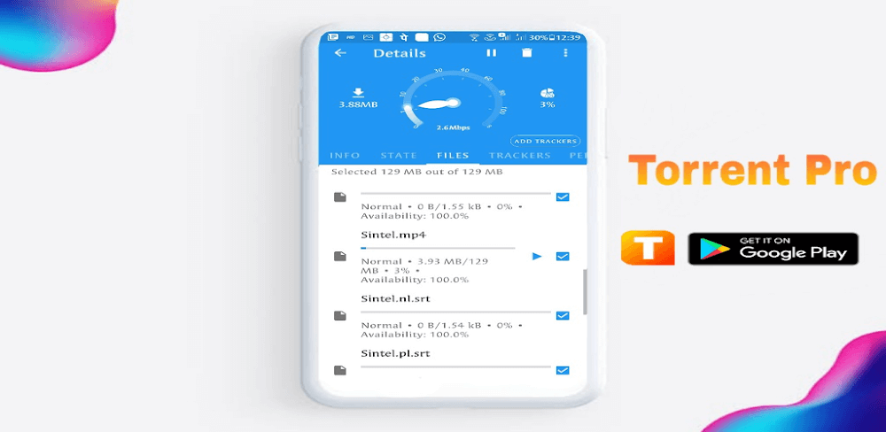 Torrent Pro - Torrent Downloader screenshot 1