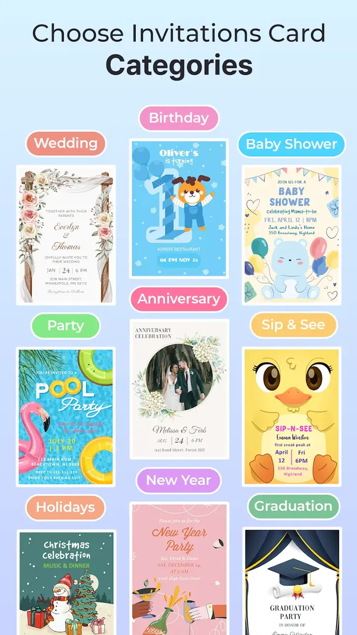 Invitation Maker & Card Design screenshot 2