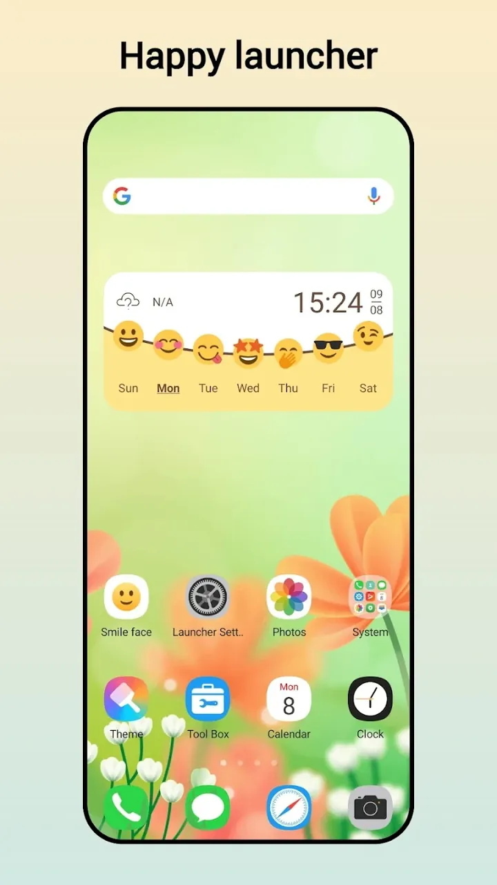 Happy Launcher, smile launcher screenshot 2