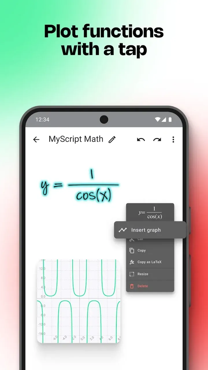 MyScript Math: Solve & Plot screenshot 6