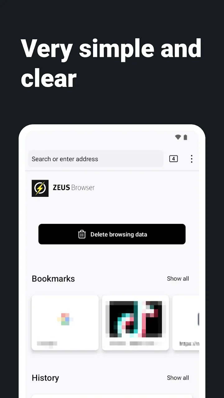 Internet Web Browser - ZEUS screenshot 2