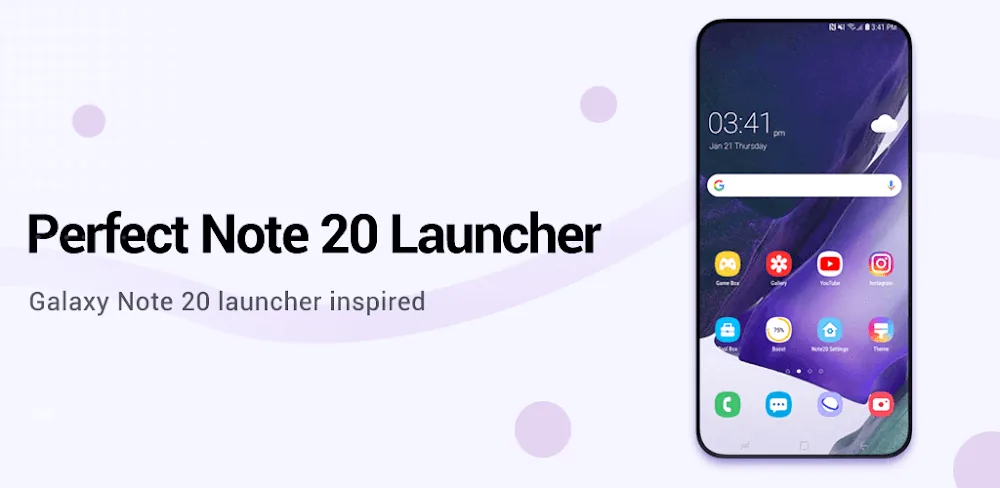 Perfect Note20 Launcher screenshot 1