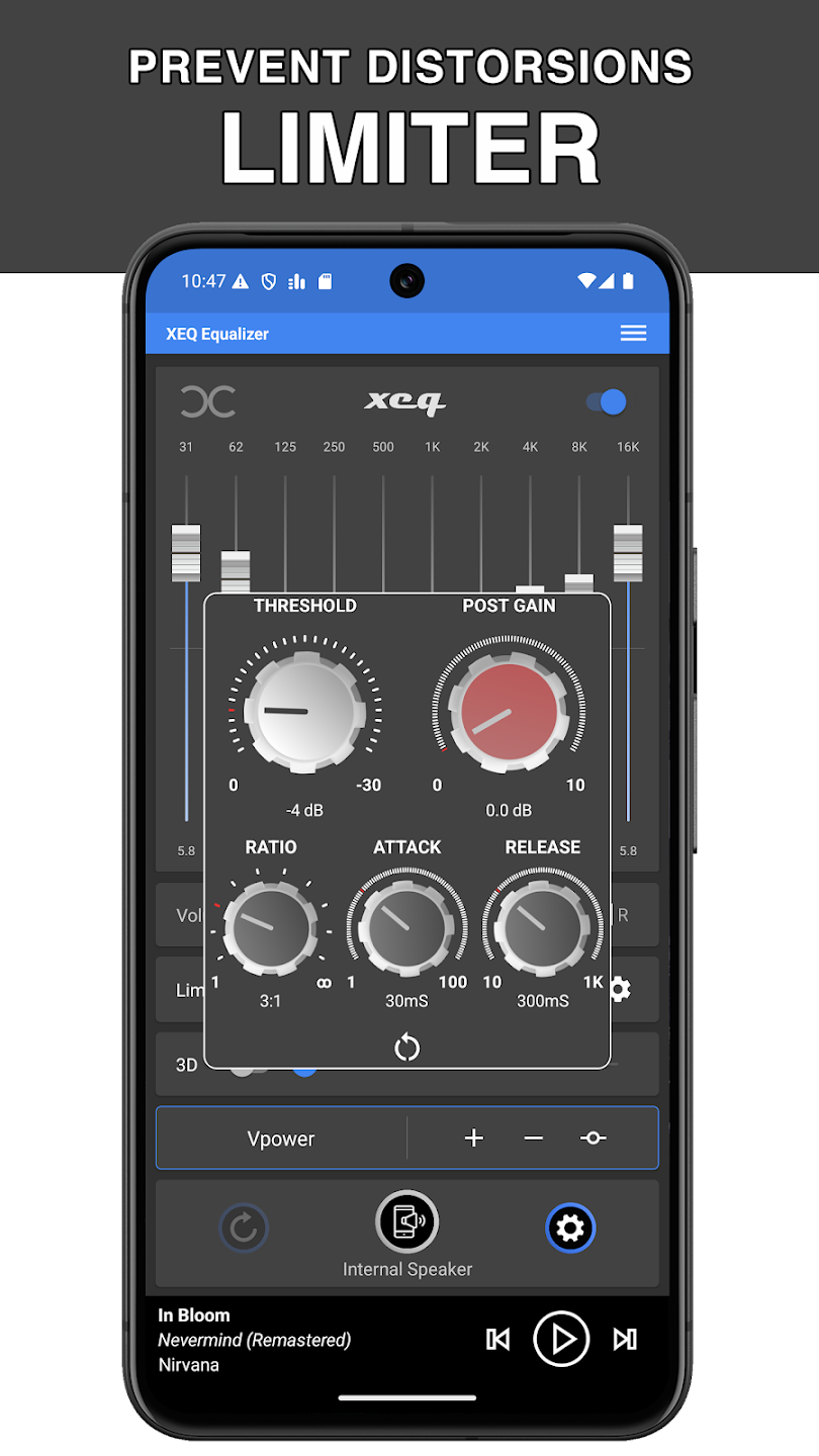 Equalizer & Bass Booster - XEQ screenshot 5