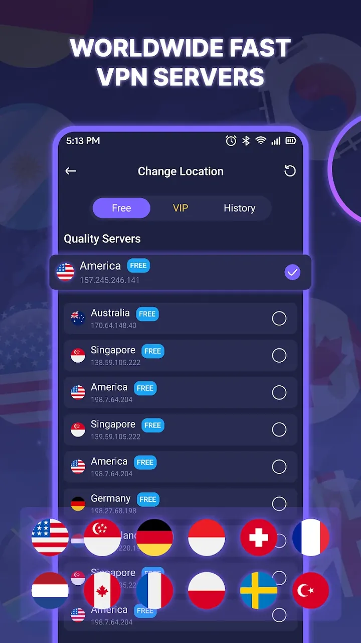 VPN - Fast Secure Proxy Screenshot 2