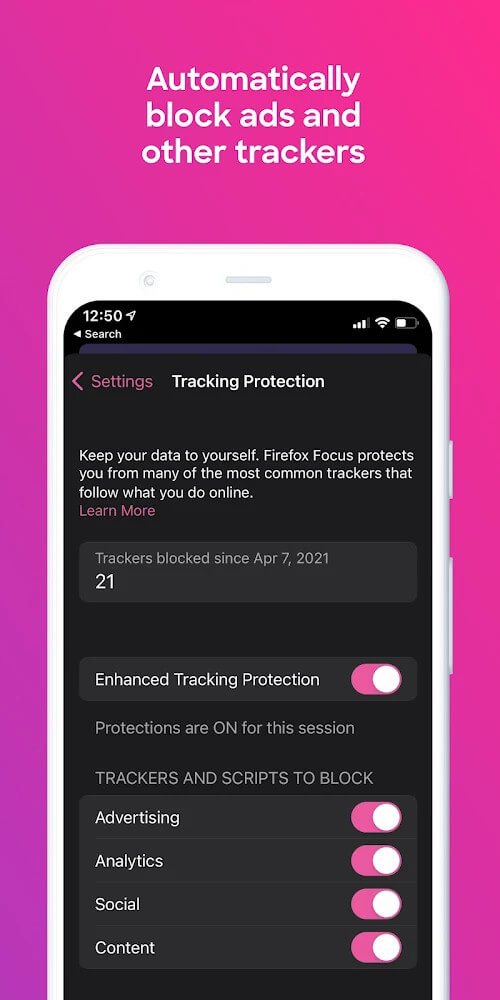 Firefox Focus screenshot 4