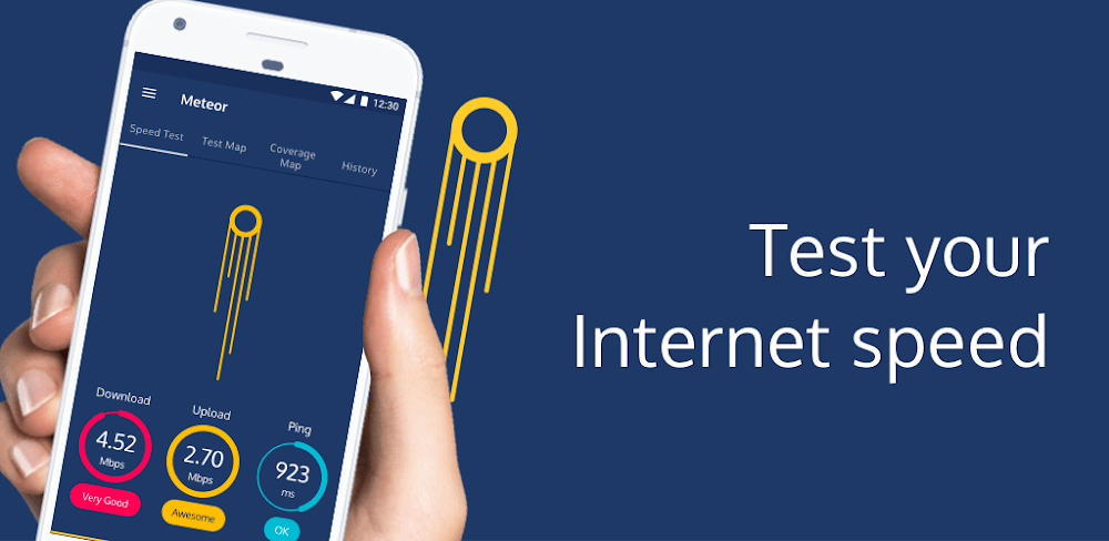 Meteor: Speed Test Internet screenshot 1